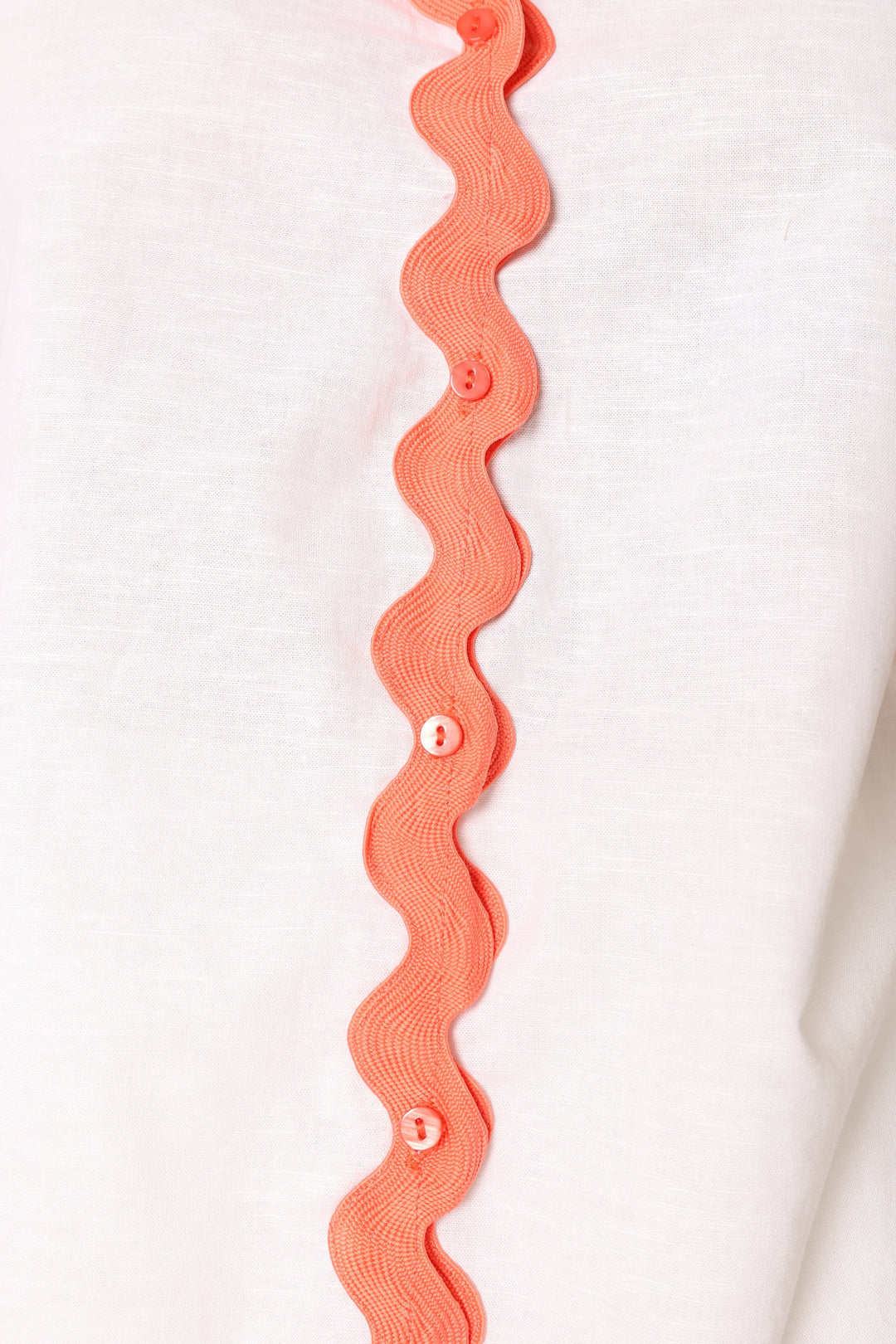 Harry Shirt - White/Melon