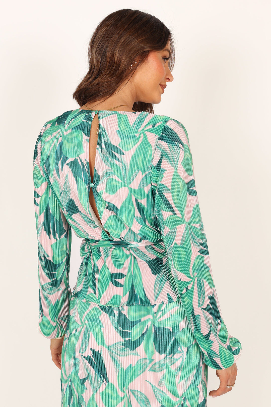 Minelli Pleat Top - Green