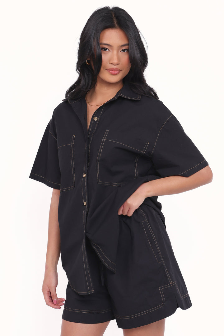 Remy Short Sleeve Shirt - Black