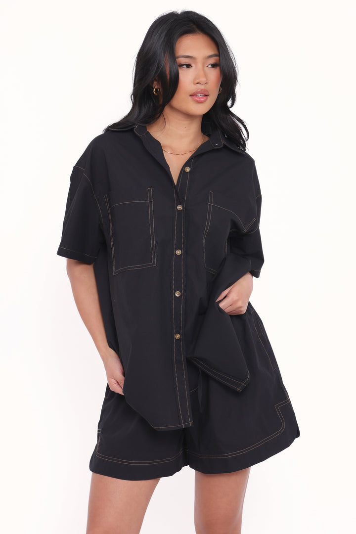 Remy Short Sleeve Shirt - Black