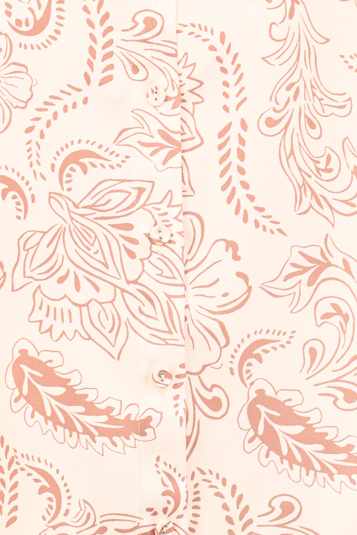 Rosalie Shirt - Brown Paisley