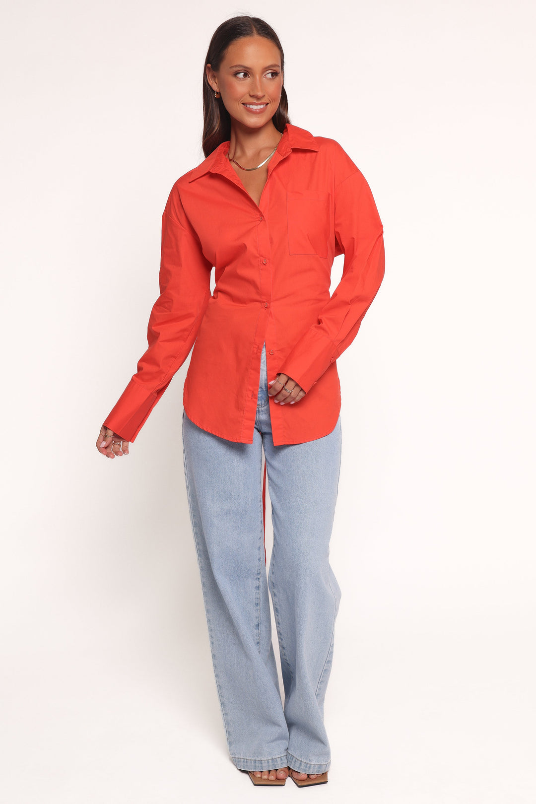 Yacra Tie Shirt - Red