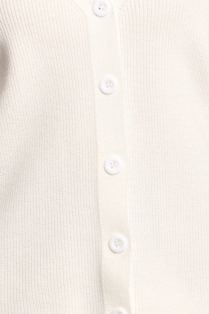 Zocco Long Sleeve Knit Top - Cream